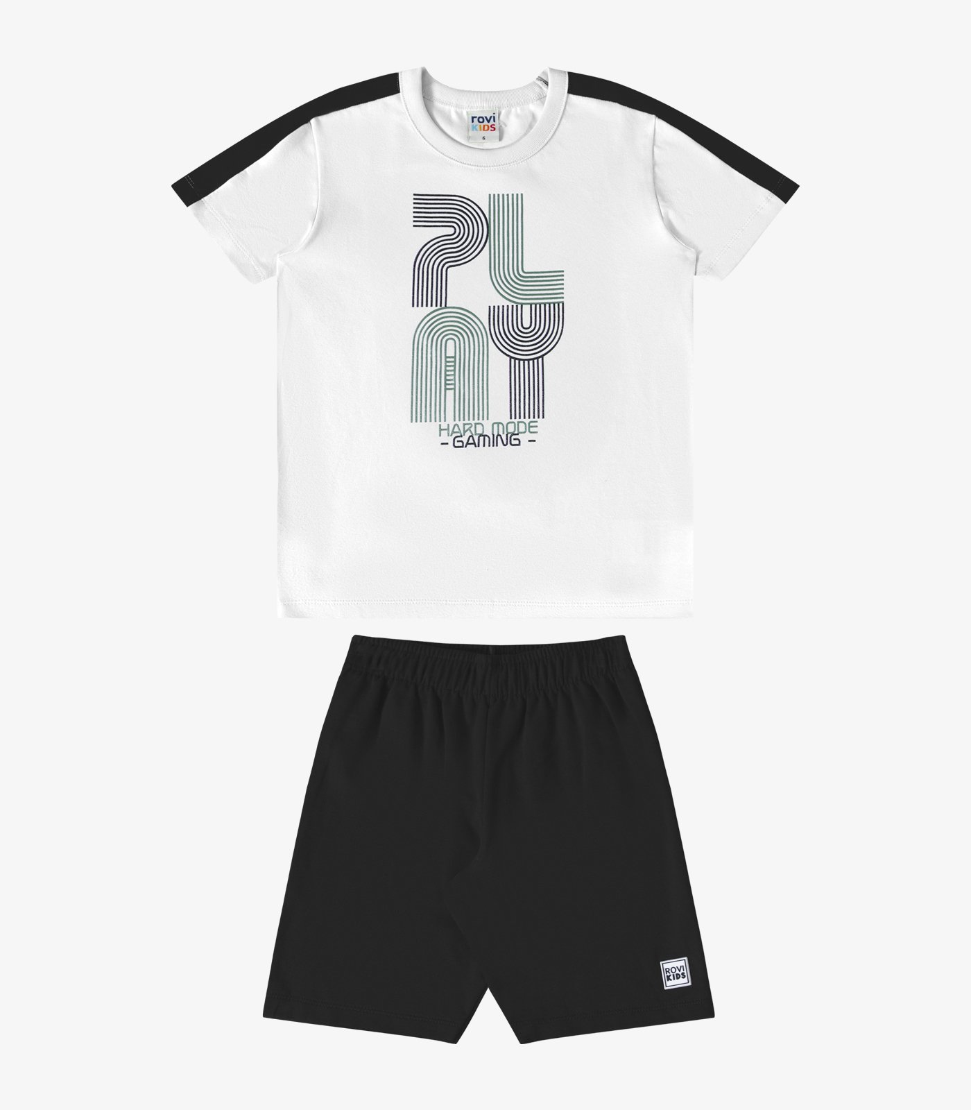 CONJUNTO CAMISETA E BERMUDA INFANTIL ROVI KIDS - 3029882 - Imagem 3