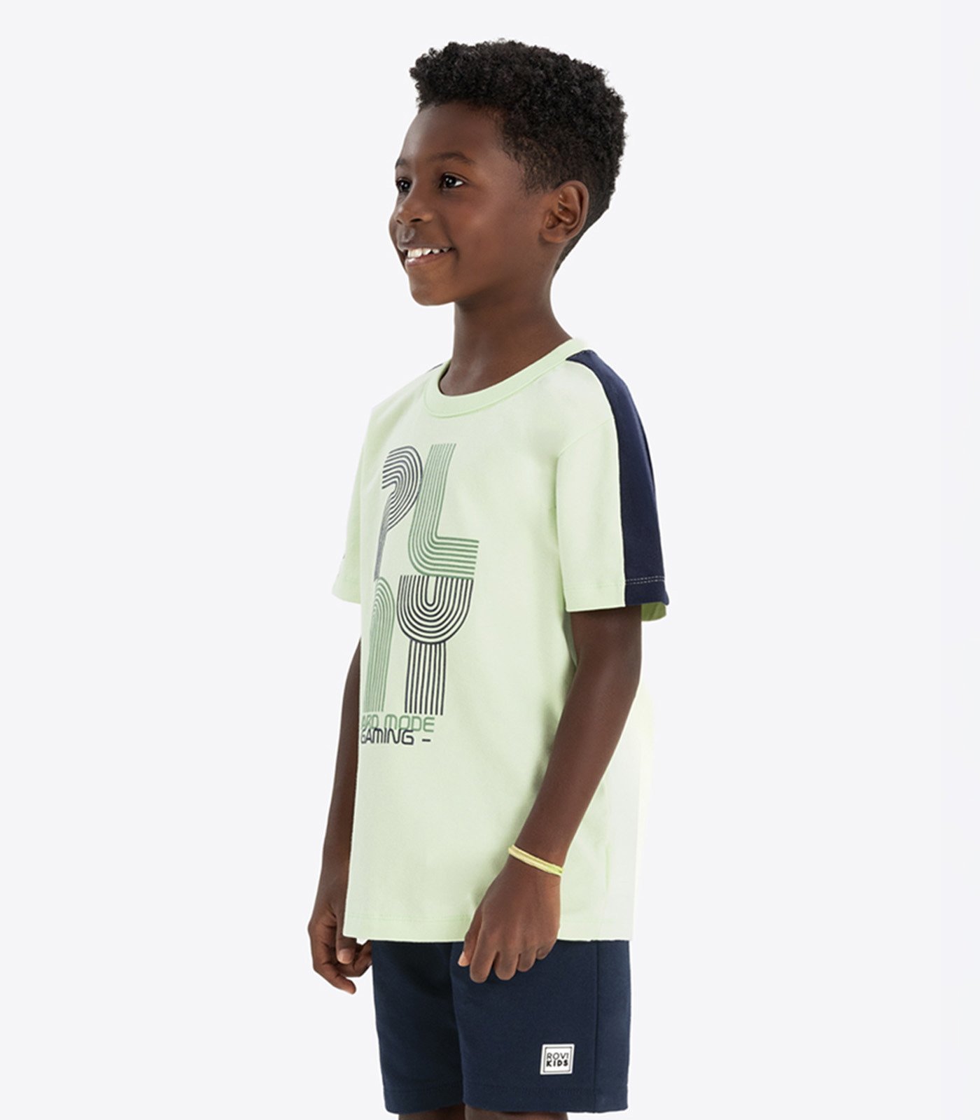 CONJUNTO CAMISETA E BERMUDA INFANTIL ROVI KIDS - 3029882 - Imagem 6