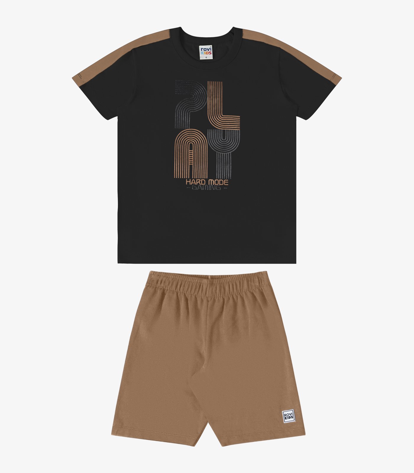 CONJUNTO CAMISETA E BERMUDA INFANTIL ROVI KIDS - 3029882 - Imagem 8
