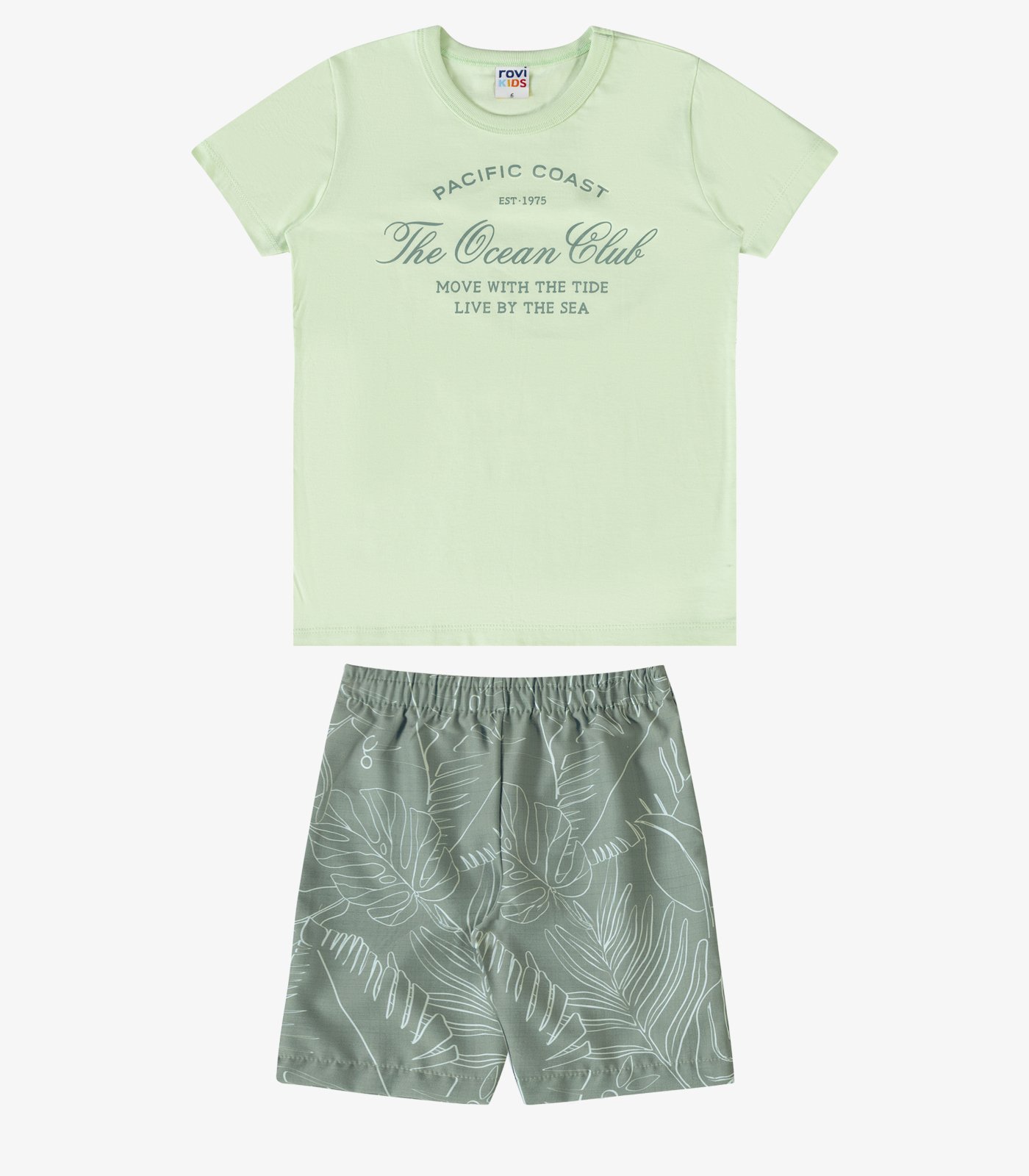 CONJUNTO CAMISETA E BERMUDA INFANTIL ROVI KIDS - 3029892 - Imagem 3