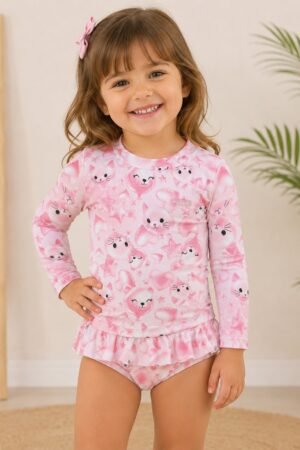 CONJUNTO BIQUINI INFANTIL MENINA ROVI KIDS - 3147421