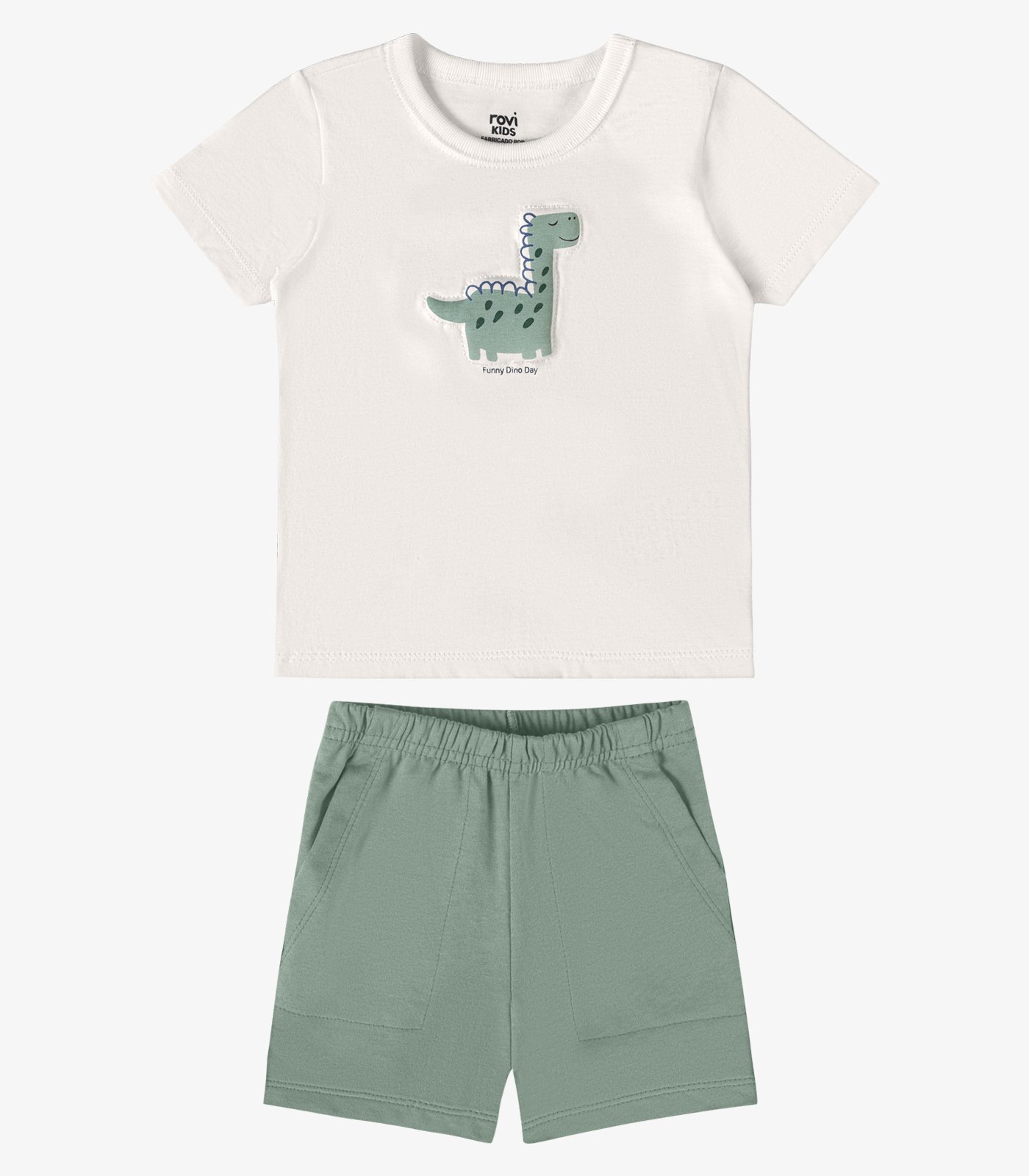 CONJUNTO CAMISETA E BERMUDA ROVI KIDS - 3030530 - Imagem 2