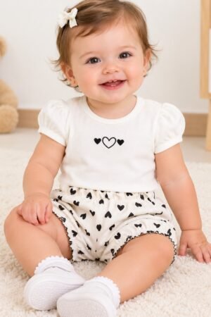 CONJUNTO BLUSA E SHORTS BEBE TRICK NICK - 3148050