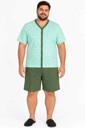 CONJUNTO PIJAMA PLUS SIZE MASCULINO SABRIELI - 282