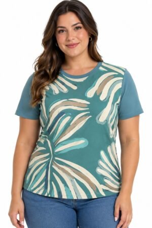 BLUSA MANGA CURTA T.POLY LUNENDER - C5273