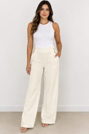 CALCA FEMININA LINHO LUNENDER - C5299