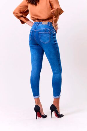 CALCA JEANS CROPPED FEMININA BIVIK - 229193