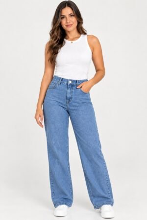 CALCA JEANS PANTALONA FEMININA BIVIK - 231964