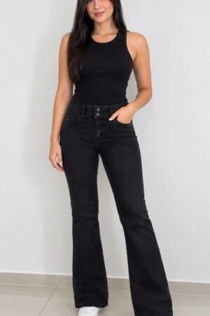 CALCA JEANS FLARE FEMININA BIVIK - 231523