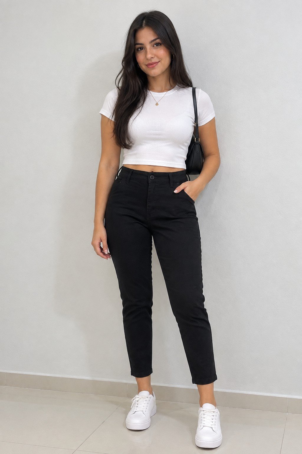 CALCA SARJA CIGARRETE FEMININA BIVIK - 233183 - Imagem 2