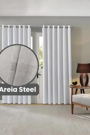 CORTINA BELLA JANELA DUPLEX TECIDO DECORATIVO  MAIS FORRO 4,20 X 2,50CM