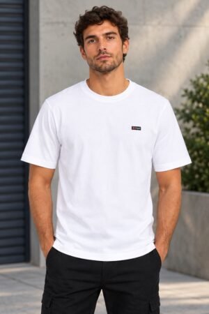CAMISETA MEIA MALHA PENTEADA FICO - 00976