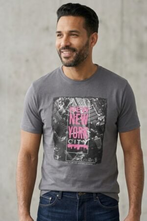 CAMISETA MASCULINA VERMELHA MANGA CURTA G