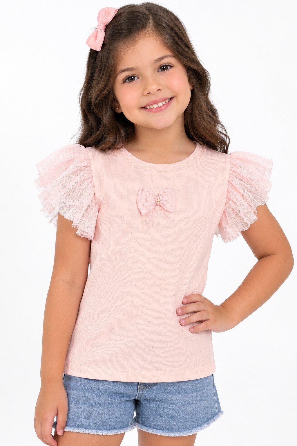 BLUSA MANGA CURTA INFANTIL ANGERO - 179915 - Imagem 4