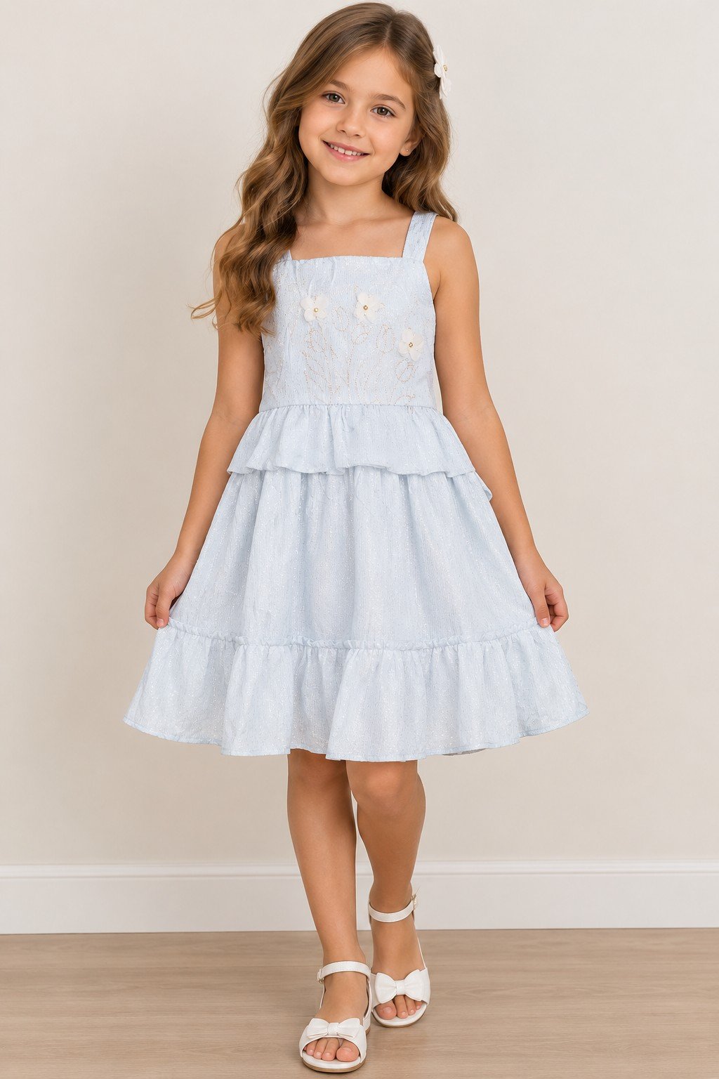 VESTIDO TECIDO LUAR INFANTIL ANGERO - 37601